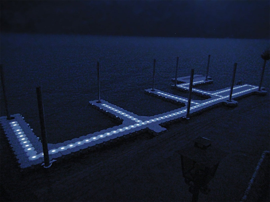 How to use LED lighting on your dock to create a unique evening&nbsp;experience
