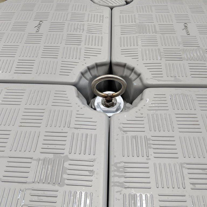 Candock stainless steel 316 HD anchoring ring, designed for durable and secure dock installation