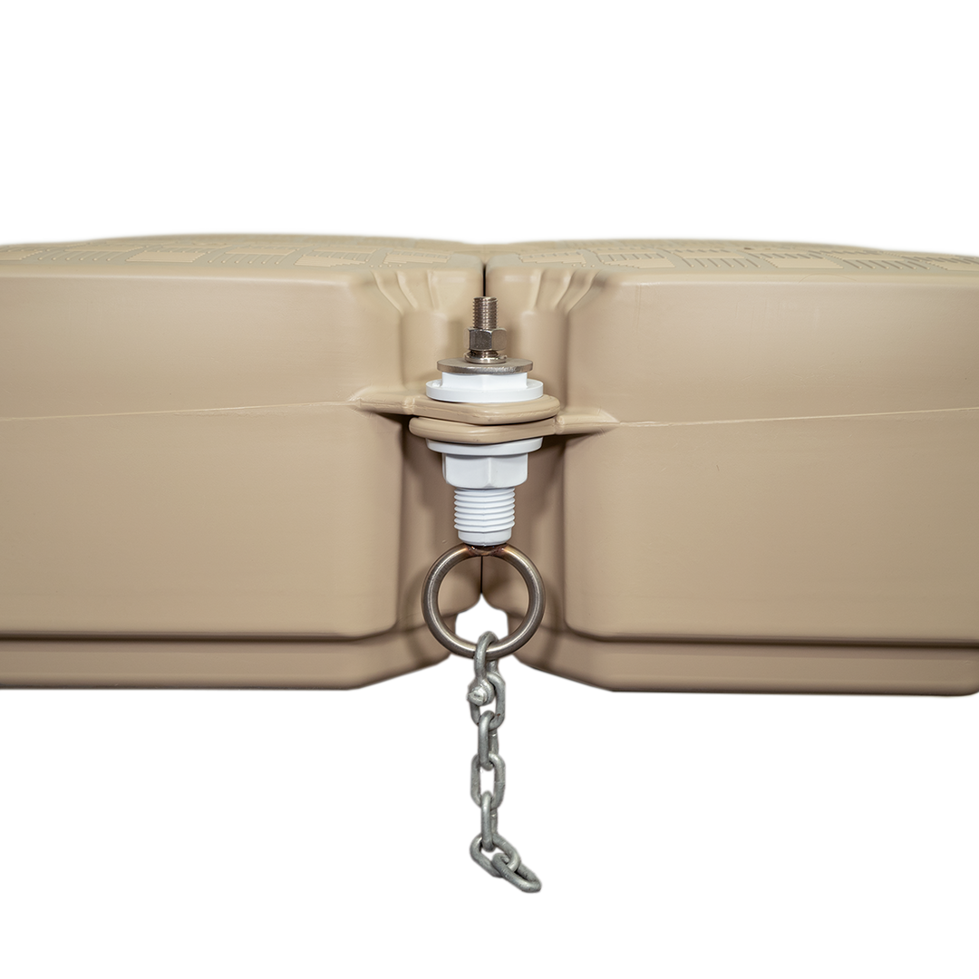 Candock HD anchoring ring made from stainless steel 316 for secure dock stability
