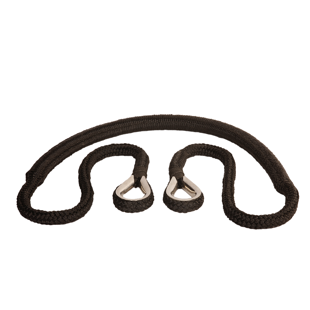 Elastic anchor rope for stable mooring, adjusting to water level changes with flexibility. Ideal for maintaining security in varying conditions and can be combined for added strength