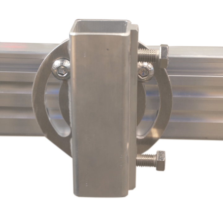 Modular dock leg support - aluminum