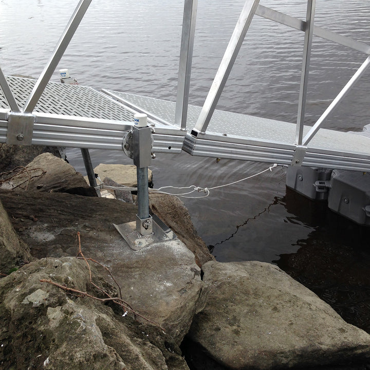 Dock leg pad for 1 11/16 inch pile