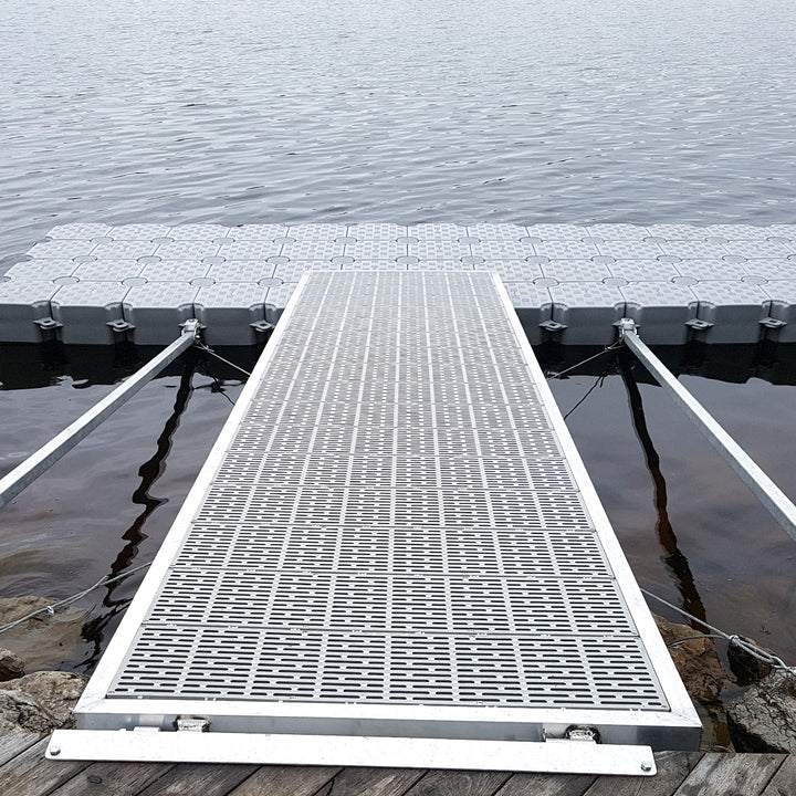 Resilient gangway panels from Candock, designed to protect your dock and maintain a cool surface