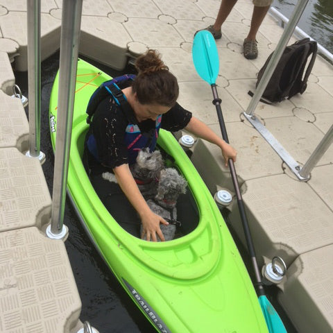 Barre d'appui démontable pour kayak