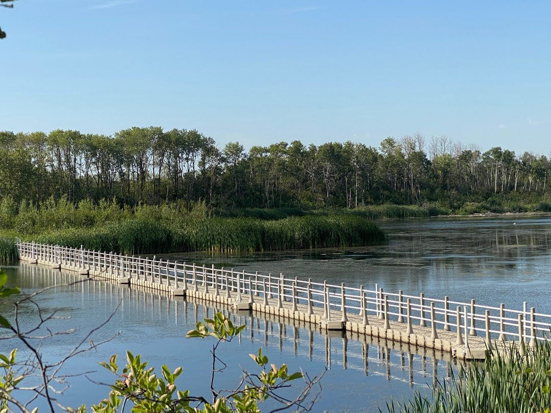 Floating Boardwalk in Saskatchewan | Durable Modular Dock for Ravines & Trails