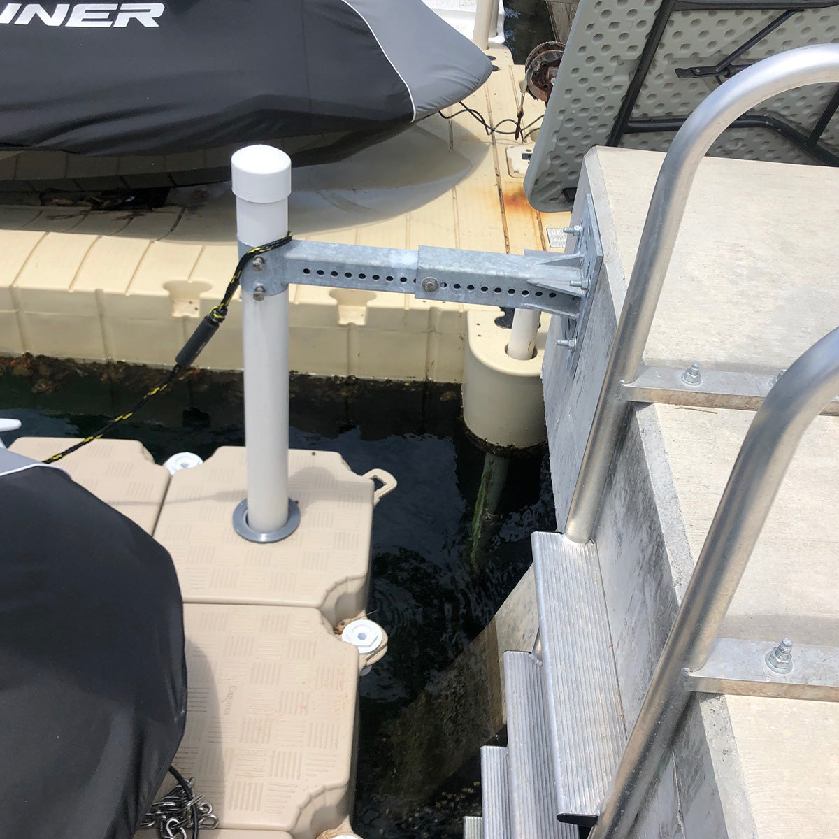 Support Piles Shop Candock Adjustable Pile Support | Secure Floating Docks