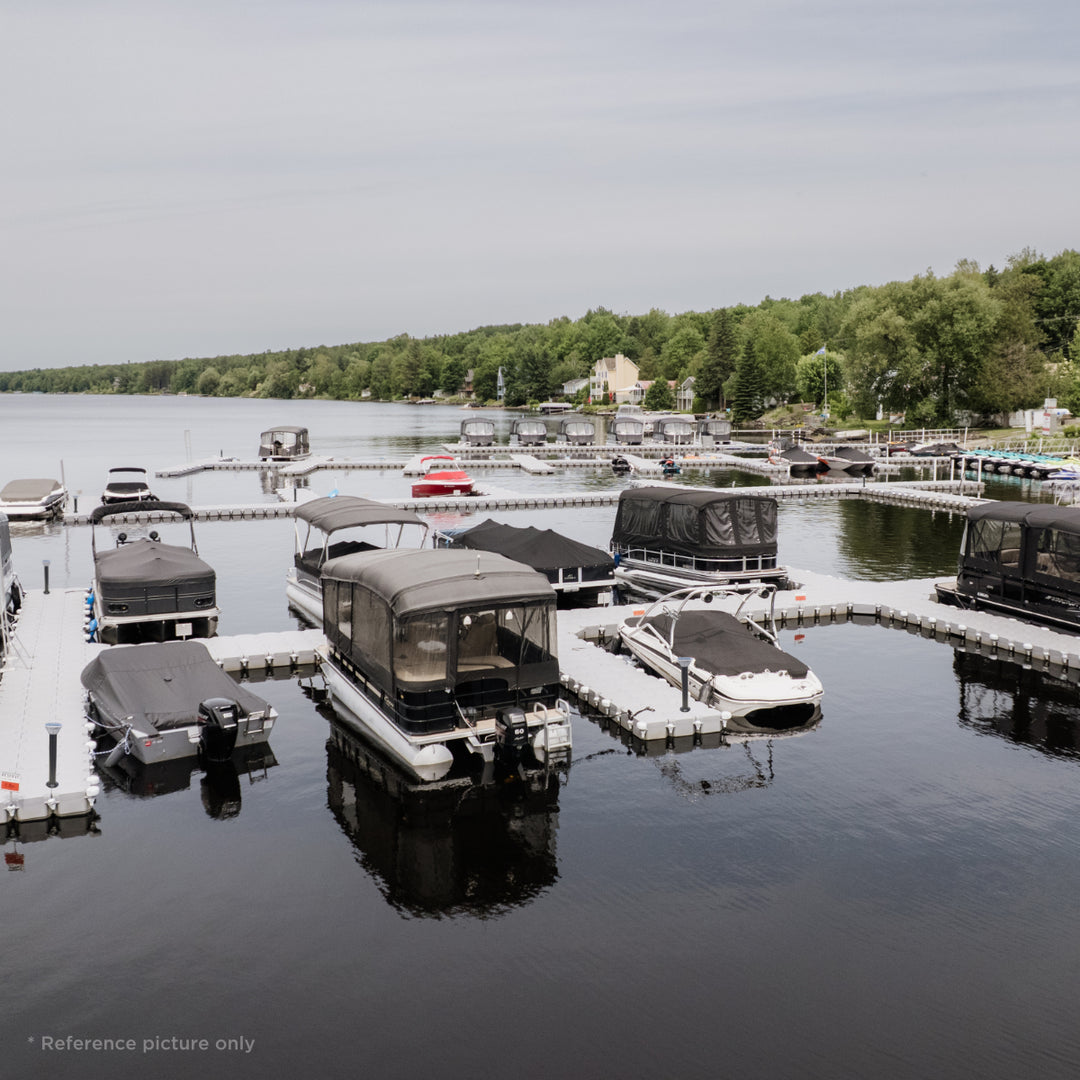 Solar Post light on connecting pin