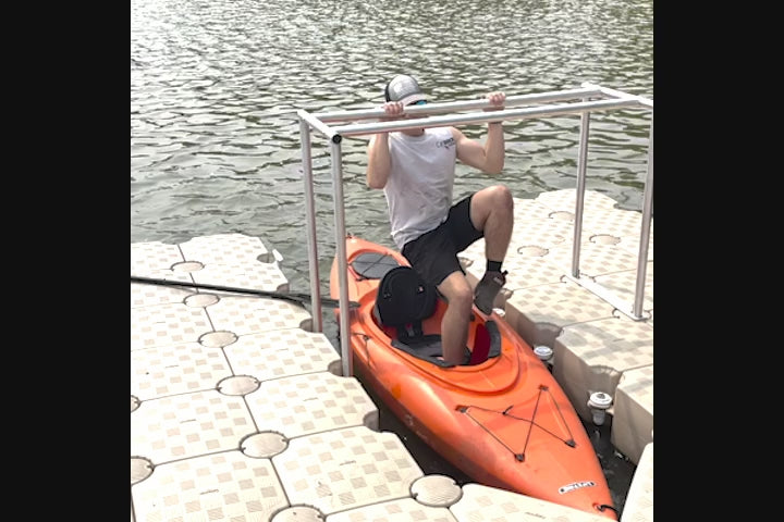 Kayak launch bar